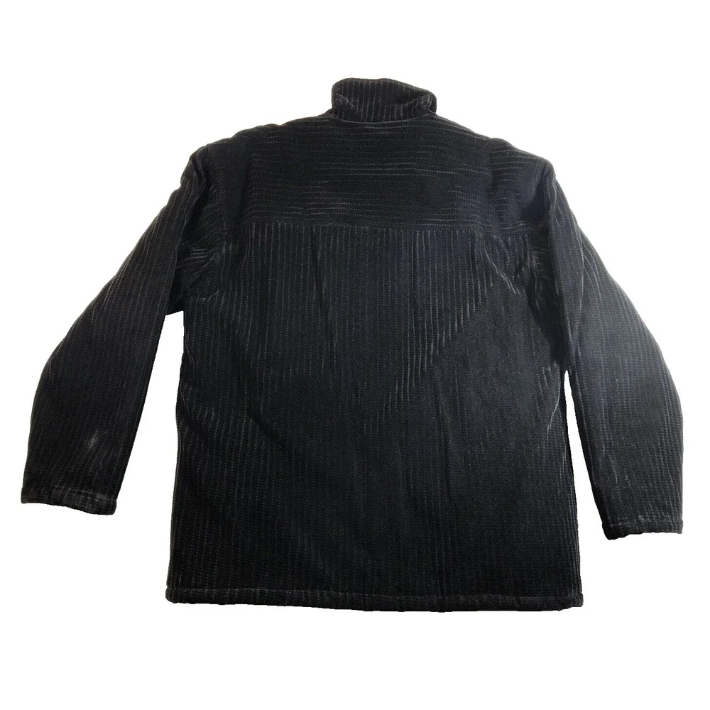 Godbody Since 1981 Jacket Men's XL Black Full Zip Coat Quilted Heavy‎ Streetwear